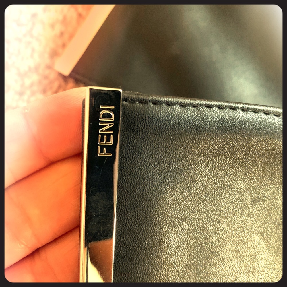 New FENDI Leather Eye Glass Case